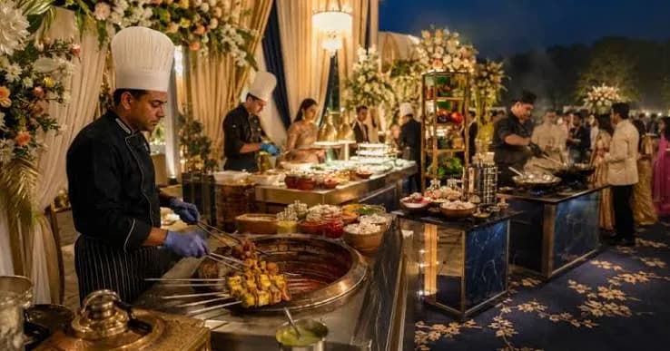 Top 7 Live Food Counter Ideas for Indian Weddings